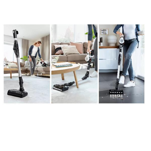 Bosch Unlimited 7 BBS711W - Aspirapolvere - asta/portatile (2-in-1) - senza sacco - senza fili - bianco caricabatterie incluso